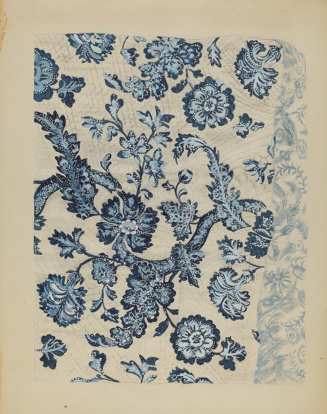 Quilted Bedspread, c. 1936. Creator: Irene Schaefer.