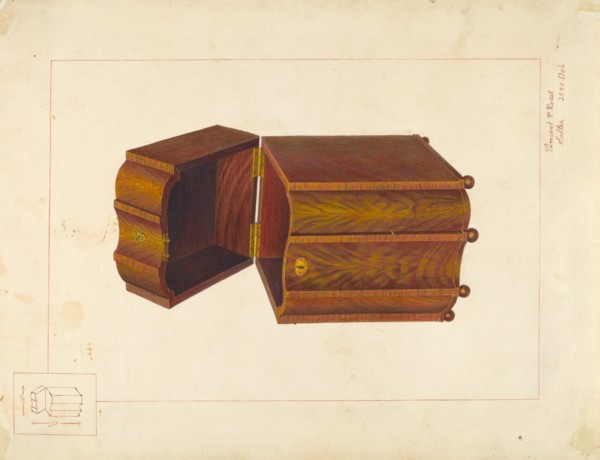 Knife Box, c. 1938. Creator: Vincent P. Rosel.