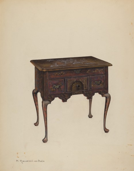 Lowboy, c. 1938. Creator: M. Rosenshield-von-Paulin.