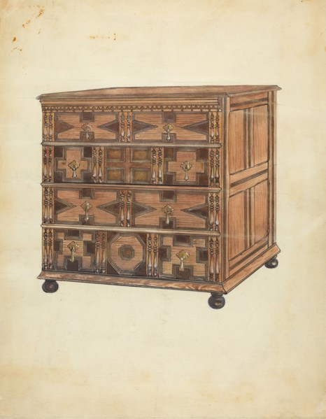 Chest of Drawers, c. 1938. Creator: Lorenz Rothkrantz.