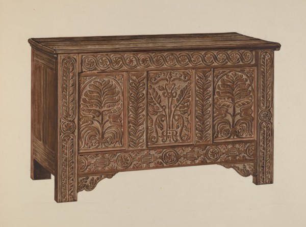 Chest, c. 1939. Creator: M. Rosenshield-von-Paulin.