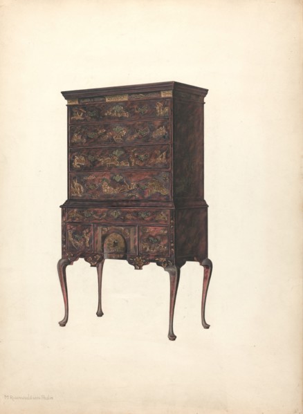 Highboy, c. 1940. Creator: M. Rosenshield-von-Paulin.