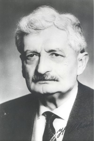 Hermann Oberth, German physicist and engineer, c1960. Creator: Richard Krauss.