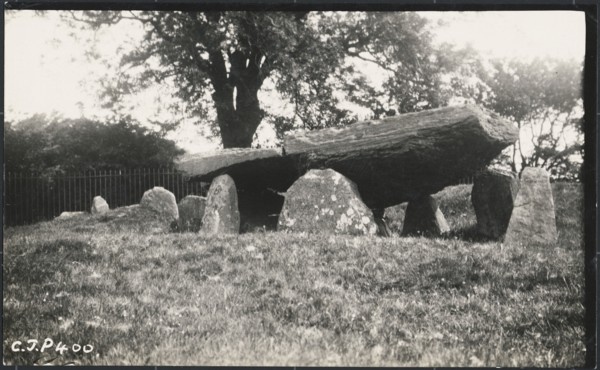 Arthur's Stone, Arthur's Stone Lane, Dorstone, Herefordshire, 1929. Creator: Royal Commission on the Historical Monuments of England.