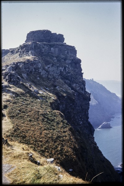 Castle Rock, Lynton and Lynmouth, North Devon, 1959. Creator: Norman Barnard.