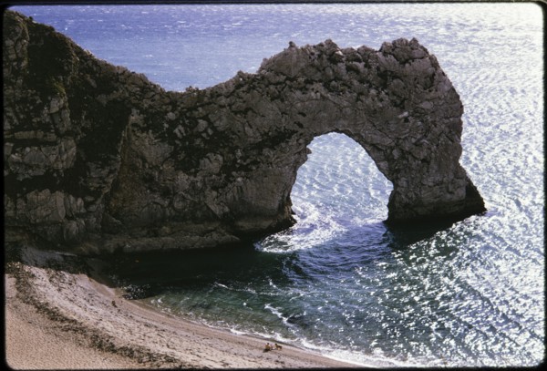 Durdle Door, West Lulworth, Purbeck, Dorset, 1966. Creator: Norman Barnard.