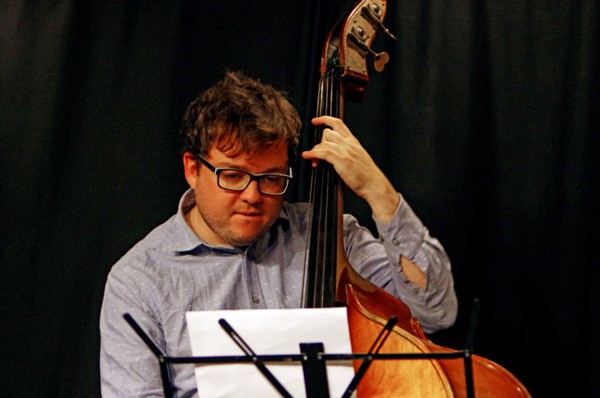 Conor Chaplin, Ari Hoenig Trio, Verdict Jazz Club, Brghton, East Sussex, 6th Oct. 2021. Creator: Brian O'Connor.