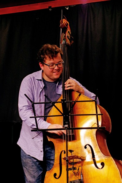 Conor Chaplin, Ari Hoenig Trio, Verdict Jazz Club, Brghton, East Sussex, 6th Oct. 2021. Creator: Brian O'Connor.
