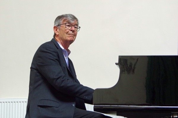 Darius Brubeck, Darius Brubeck Quartet, NJA Fundraiser, Loughton Methodist Church, Essex, Sep 2021. Creator: Brian O'Connor.