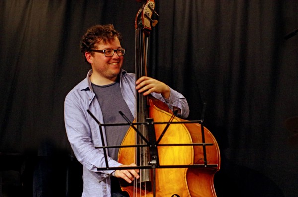 Conor Chaplin, Ari Hoenig Trio, Verdict Jazz Club, Brghton, East Sussex, 6th Oct. 2021. Creator: Brian O'Connor.
