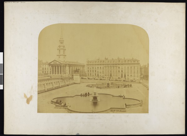 Trafalgar Square, St James, Westminster, Greater London Authority, 1856-1859. Creator: Roger Fenton.