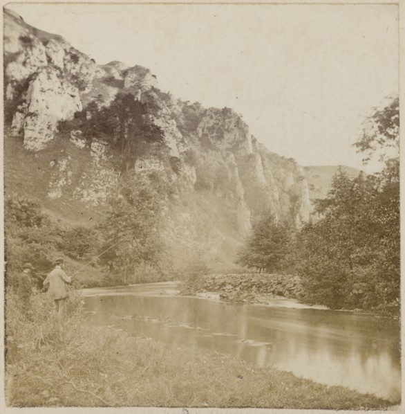 Tissington Spires, Dovedale, Tissington and Lea Hall, Derbyshire Dales, Derbyshire, 1860s-1870s. Creator: Unknown.