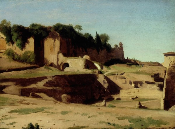 The Imperial Palace on the Palatine, Rome, 1834. Creator: Paul Flandrin.