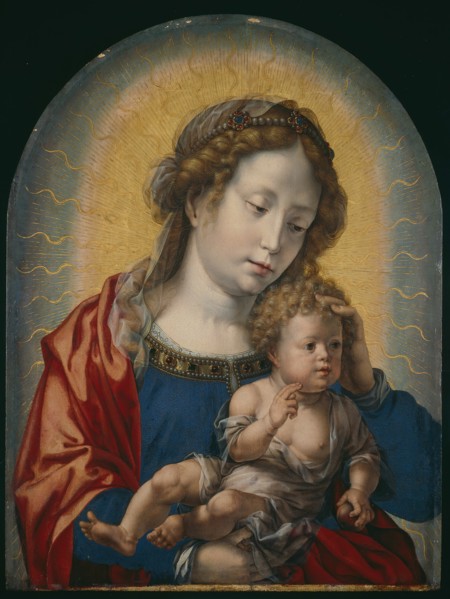 Virgin and Child, c. 1520. Creator: Jan Gossaert.