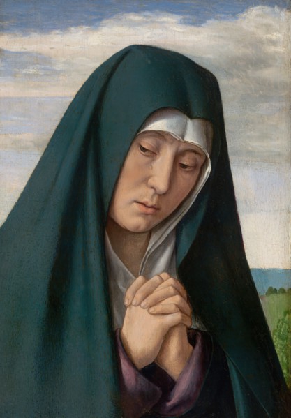 Fragment from Christ Carrying the Cross: Mourning Virgin, 1500/05. Creator: Jean Hey.