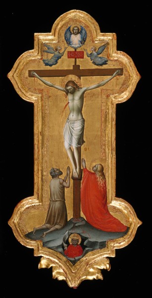Processional Cross with Saint Mary Magdalene and a Blessed Hermit, 1392/95. Creator: Lorenzo Monaco.