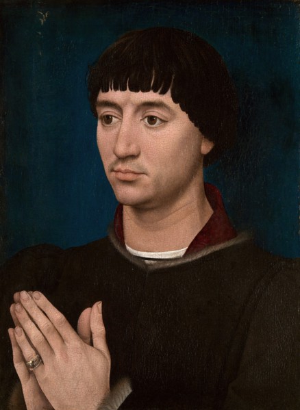 Portrait of Jean Gros, 1460/64. Creators: Workshop of Rogier van der Weyden, Rogier Van der Weyden.