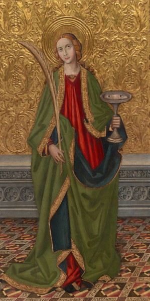 Saint Lucy, About 1500. Creators: Vergós Workshop, Rafael Vergós.