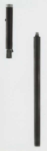 Breech-Loading Rim-Fire Rifle in Form of a Walking Stick, New York, 1858. Creator: Unknown.