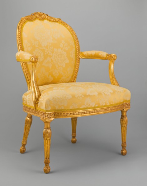 Armchair, England, 1770/75. Creator: Thomas Chippendale.