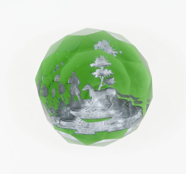 Paperweight, Lunéville, c. 1846-55. Creator: Baccarat Glasshouse.