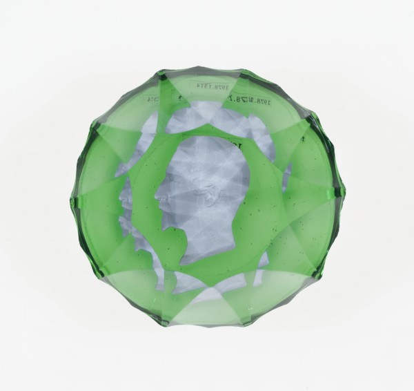 Paperweight, Lunéville, c. 1846-55. Creator: Baccarat Glasshouse.