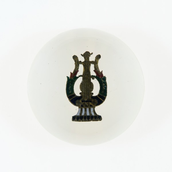 Paperweight, Lunéville, c. 1846-55. Creator: Baccarat Glasshouse.