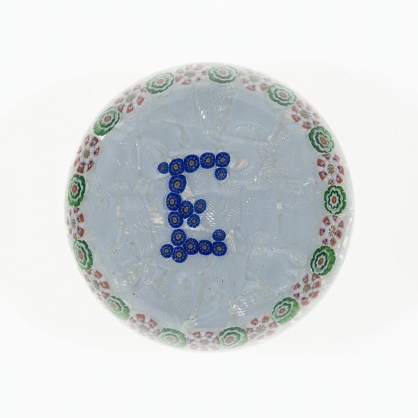 Paperweight, Lunéville, c. 1846-55. Creator: Baccarat Glasshouse.