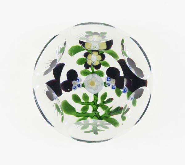 Paperweight, Baccarat, c. 1848-55. Creator: Baccarat Glasshouse.