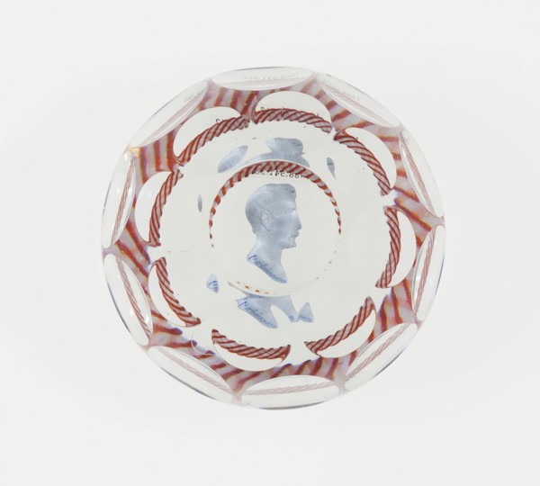 Paperweight, Baccarat, Mid 19th century. Creator: Baccarat Glasshouse.