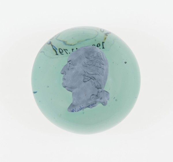 Paperweight, Baccarat, Mid 19th century. Creator: Baccarat Glasshouse.