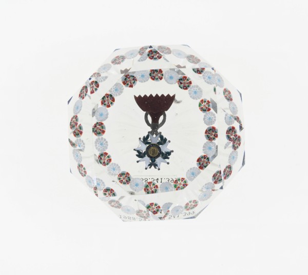 Paperweight, Baccarat, Mid 19th century. Creator: Baccarat Glasshouse.