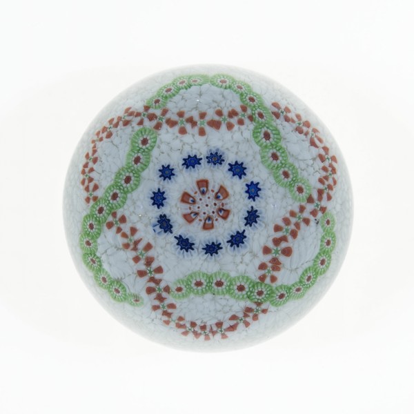 Paperweight, Baccarat, c. 1845-60. Creator: Baccarat Glasshouse.