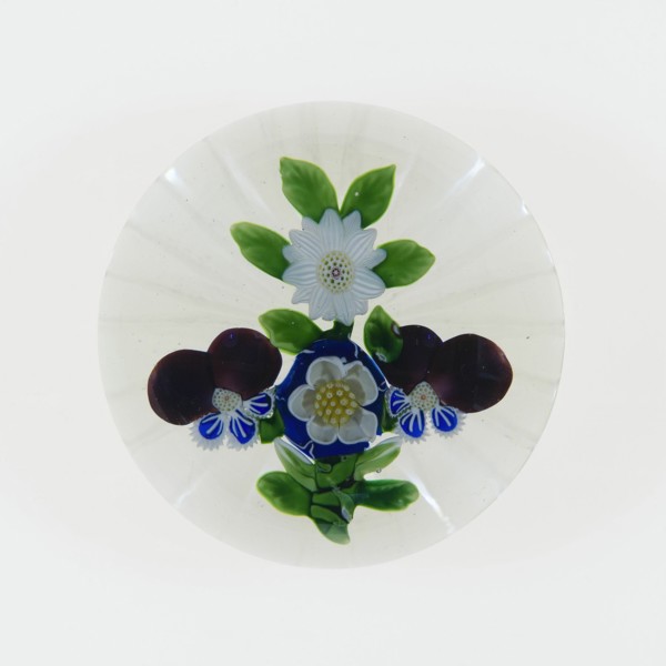 Paperweight, Baccarat, c. 1845-60. Creator: Baccarat Glasshouse.