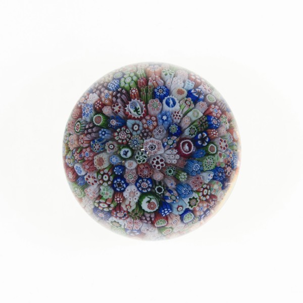 Paperweight, France, c. 1845/60. Creator: Baccarat Glasshouse.