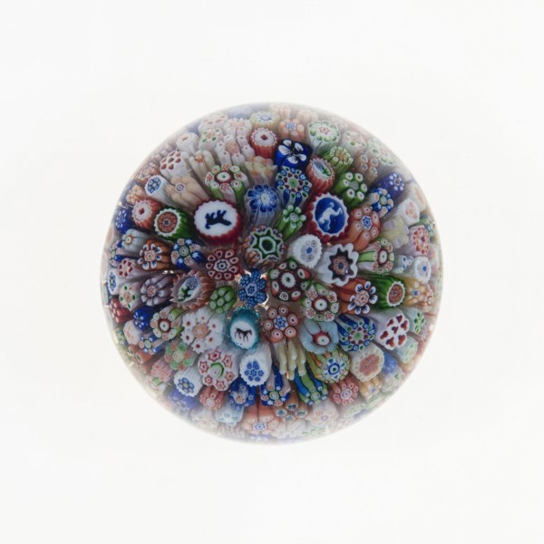 Paperweight, France, c. 1845/60. Creator: Baccarat Glasshouse.