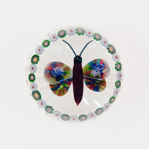 Paperweight, Baccarat, c. 1845-60. Creator: Baccarat Glasshouse.