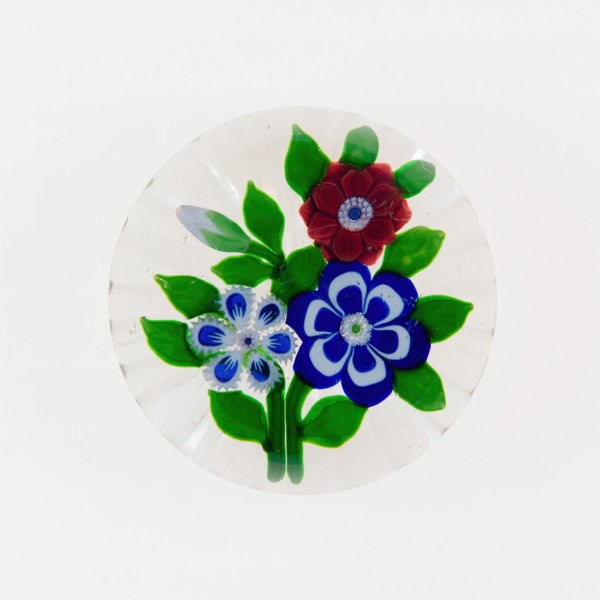 Paperweight, Baccarat, c. 1845-60. Creator: Baccarat Glasshouse.
