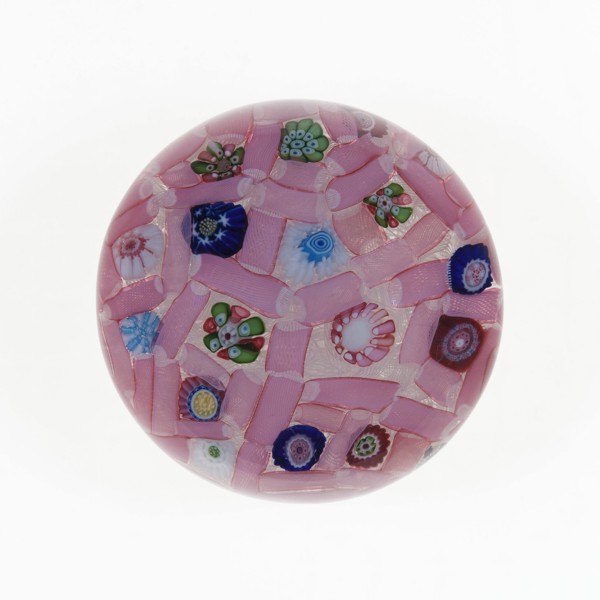 Paperweight, Clichy, c. 1845-55. Creator: Clichy Glassworks.