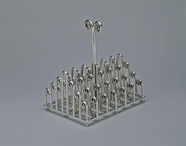 Toast Rack, Sheffield, c. 1880. Creator: Christopher Dresser.