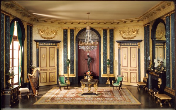 E-26: French Anteroom of the Empire Period, c. 1810, United States, c. 1937. Creator: Narcissa Niblack Thorne.