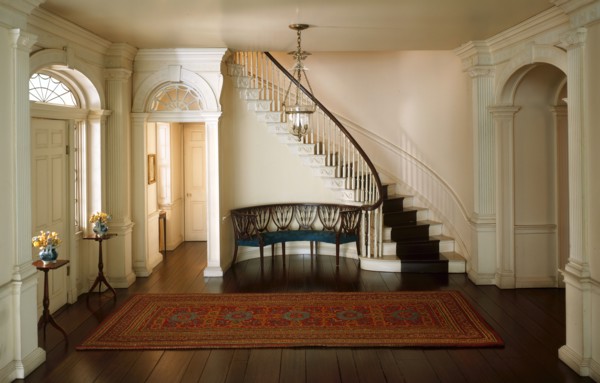 A7: New Hampshire Entrance Hall, 1799, United States, c. 1940. Creator: Narcissa Niblack Thorne.