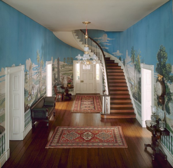A31: Tennessee Entrance Hall, 1835, United States, c. 1940. Creator: Narcissa Niblack Thorne.