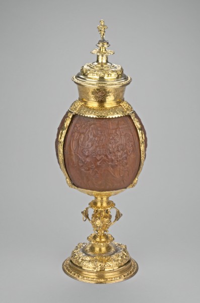 Coconut Cup with Scenes from the Life of David, London, 1577/78 Shell: 17th century replacement. Creator: Unknown.