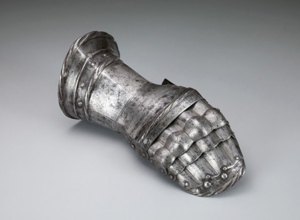 Mitten Gauntlet for the Right Hand, Flanders, c. 1520/30. Creator: Unknown.