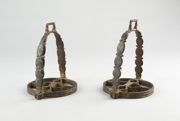 Pair of Stirrups, Flanders, 19th century (?) in 16th century European style. Creator: Unknown.
