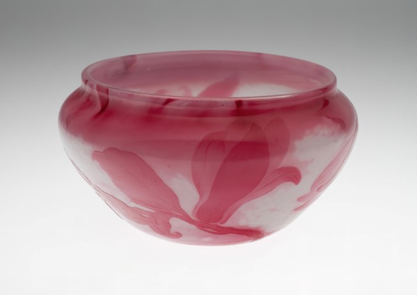 Bowl, France, c. 1900. Creator: Émile Gallé.