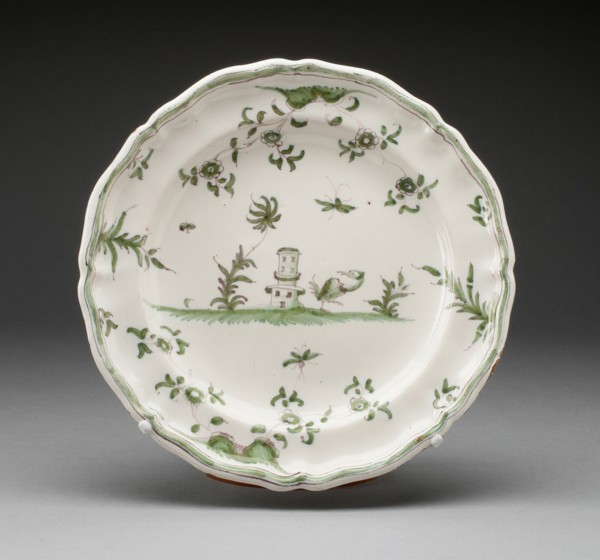 Plate, Varages, c. 1740/60. Creator: Unknown.