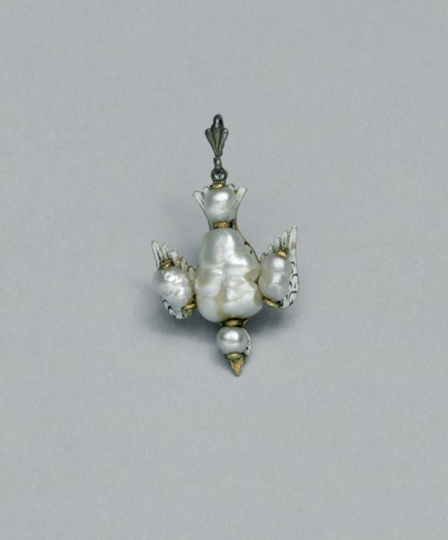 Pendant Shaped as a Dove, France, 17th century. Creator: Unknown.