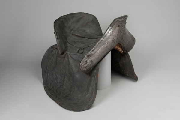Armored Saddle, France, early 17th century. Creator: Unknown.